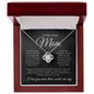 Loving Mom | You Are The World | Love Knot Necklace - Elliotrose Gifts