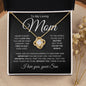 Loving Mom | You're The World | Love Knot Necklace - Elliotrose Gifts