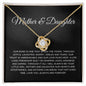 Mother and Daughter | Our Bond | Love Knot Necklace - Elliotrose Gifts
