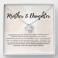 Mother and Daughter | Our Bond | Love Knot Necklace - Elliotrose Gifts