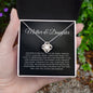 Mother and Daughter | Our Bond | Love Knot Necklace - Elliotrose Gifts
