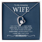 My Amazing Wife | First Date | Forever Love Necklace - Elliotrose Gifts
