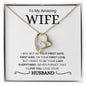 My Amazing Wife | First Kiss | Forever Love Necklace - Elliotrose Gifts