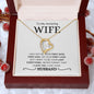 My Amazing Wife | First Kiss | Forever Love Necklace - Elliotrose Gifts