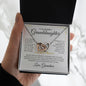 My Beautiful Granddaughter | Have Faith | Interlocking Heart Necklace - Elliotrose Gifts
