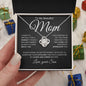 My Beautiful Mom, Loved and Appreciated | Love Knot Necklace - Elliotrose Gifts