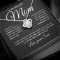 My Beautiful Mom, Loved and Appreciated | Love Knot Necklace - Elliotrose Gifts