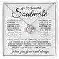 My Beautiful Soulmate | Best Thing | Love Knot Necklace - Elliotrose Gifts