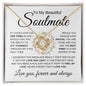 My Beautiful Soulmate | How Special | Love Knot Necklace - Elliotrose Gifts