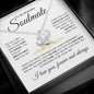 My Beautiful Soulmate | Lighten My Love | Love Knot Necklace - Elliotrose Gifts