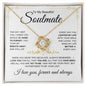 My Beautiful Soulmate | Lighten My Love | Love Knot Necklace - Elliotrose Gifts