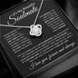 My Beautiful Soulmate | Love and Light | Love Knot Necklace - Elliotrose Gifts
