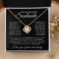 My Beautiful Soulmate | Love and Light | Love Knot Necklace - Elliotrose Gifts
