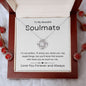 My Beautiful Soulmate | Love You Forever | Love Knot Necklace - Elliotrose Gifts