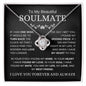 My Beautiful Soulmate | Love You Longer | Love Knot Necklace - Elliotrose Gifts
