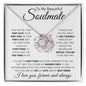 My Beautiful Soulmate | My Everything | Love Knot Necklace - Elliotrose Gifts
