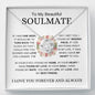 My Beautiful Soulmate | My Life | Love Knot Necklace - Elliotrose Gifts
