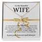 My Beautiful Wife | One Thing | Alluring Beauty Necklace - Elliotrose Gifts