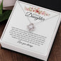 My Bonus Daughter | Family | Love Knot Necklace - Elliotrose Gifts