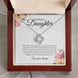 My Bonus Daughter | Family | Love Knot Necklace - Elliotrose Gifts