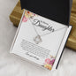 My Bonus Daughter | Family | Love Knot Necklace - Elliotrose Gifts