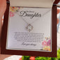 My Bonus Daughter | Family | Love Knot Necklace - Elliotrose Gifts