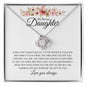 My Bonus Daughter | Family | Love Knot Necklace - Elliotrose Gifts