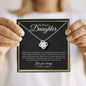 My Bonus Daughter | Family | Love Knot Necklace - Elliotrose Gifts