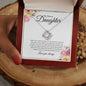 My Bonus Daughter | Family | Love Knot Necklace - Elliotrose Gifts