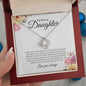 My Bonus Daughter | Family | Love Knot Necklace - Elliotrose Gifts