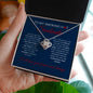 My Smoking Hot Soulmate | Straighten Your Crown | Love Knot Necklace - Elliotrose Gifts