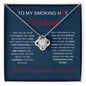 My Smoking Hot Soulmate | Straighten Your Crown | Love Knot Necklace - Elliotrose Gifts