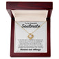My Soulmate | If I Had One Wish | Love Knot Necklace - Elliotrose Gifts