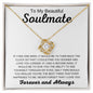 My Soulmate | If I Had One Wish | Love Knot Necklace - Elliotrose Gifts