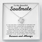 My Soulmate | If I Had One Wish | Love Knot Necklace - Elliotrose Gifts