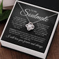 My Soulmate | Love and Light | Love Knot Necklace - Elliotrose Gifts