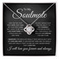 My Soulmate | Love and Light | Love Knot Necklace - Elliotrose Gifts
