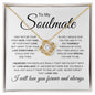 My Soulmate | One Thing | Love Knot Necklace - Elliotrose Gifts