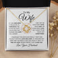 My Wife | Feel My Love | Love Knot Necklace - Elliotrose Gifts
