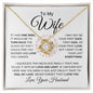 My Wife | Feel My Love | Love Knot Necklace - Elliotrose Gifts