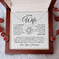 My Wife | Feel My Love | Love Knot Necklace - Elliotrose Gifts