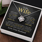 My Wife | Love and Light | Love Knot Necklace - Elliotrose Gifts