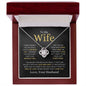 My Wife | Love and Light | Love Knot Necklace - Elliotrose Gifts