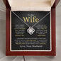 My Wife | Love and Light | Love Knot Necklace - Elliotrose Gifts