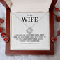 My Wife | Never Forget | Love Knot Necklace - Elliotrose Gifts