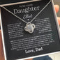 Personalized Necklace | Most Beautiful Chapters | Love Knot Necklace - Elliotrose Gifts