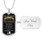 Remembrance Day | Lest We Forget | Dog Tag Necklace - Elliotrose Gifts
