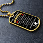 Remembrance Day | Lest We Forget | Dog Tag Necklace - Elliotrose Gifts