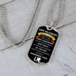 Remembrance Day | Lest We Forget | Dog Tag Necklace - Elliotrose Gifts