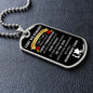 Remembrance Day | Lest We Forget | Dog Tag Necklace - Elliotrose Gifts